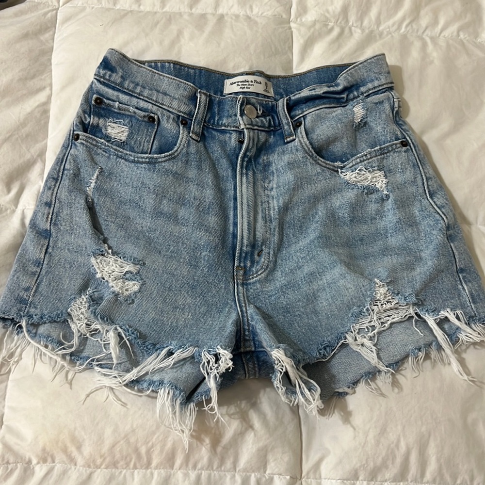 Abercrombie & Fitch Curve Love High Rise Mom short 2/26